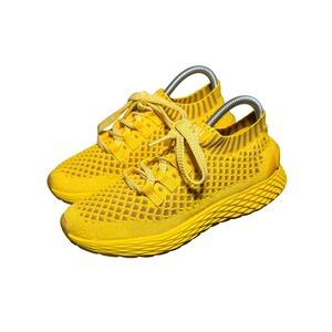 NOBULL Bright Yellow Knit Runner Women Athletic Training Shoes Sneakers